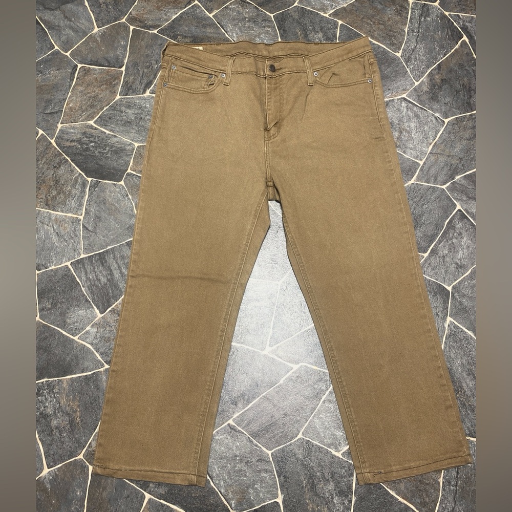 Levi’s 511 Premium twill khaki tan 40x34 white tab